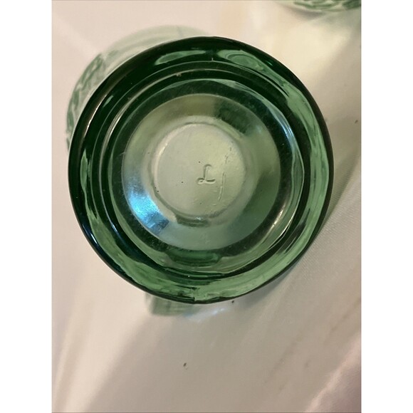 VTG Set of 2 Libbey Coca-Cola Glass w/Handle Georgia Green Mugs Heavy 14 oz - Picture 4 of 6